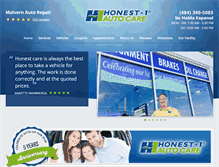 Tablet Screenshot of honest1malvern.com